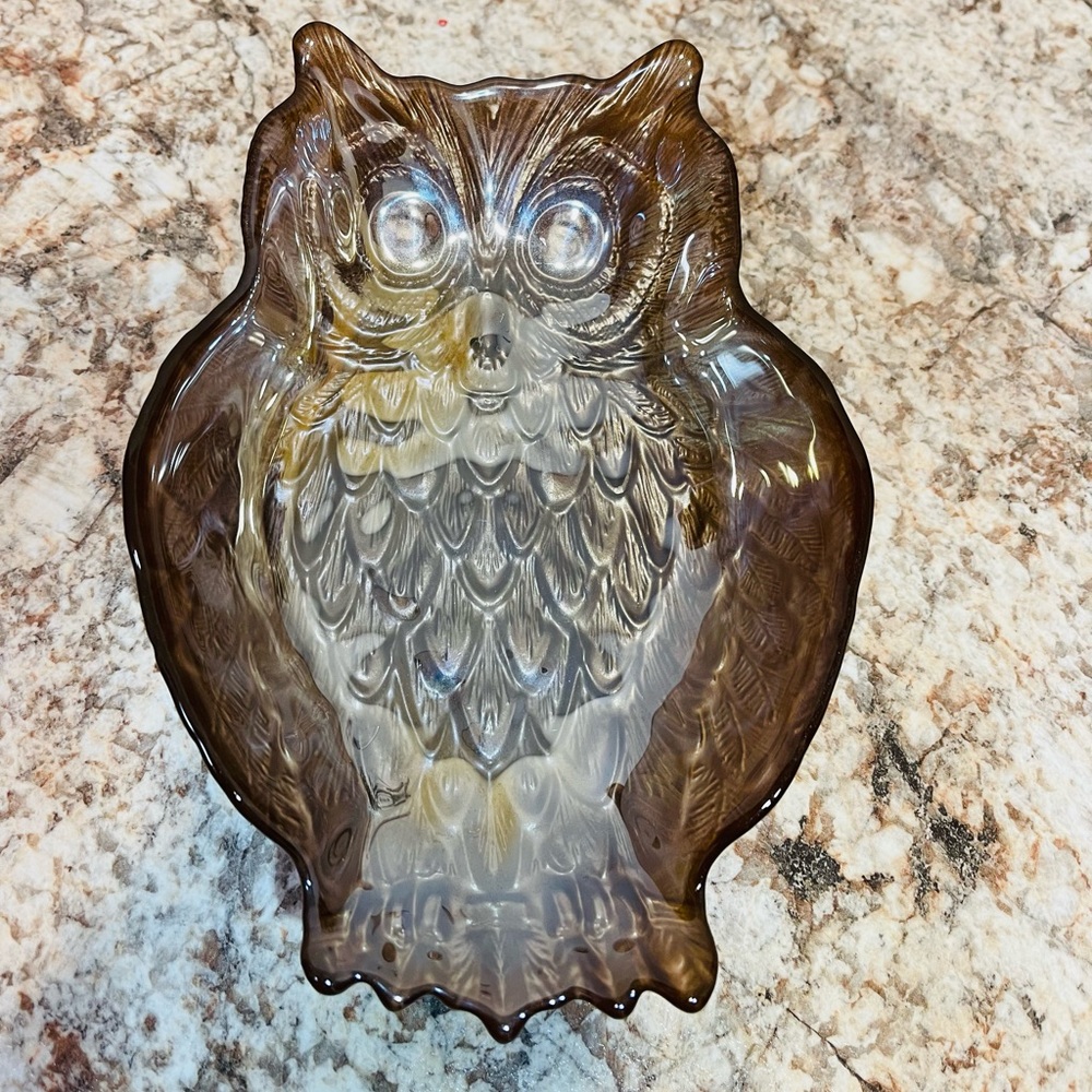 NWOT Owl trinket dish